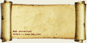 Danica Živojinović vizit kartica