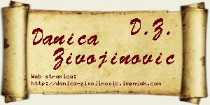 Danica Živojinović vizit kartica